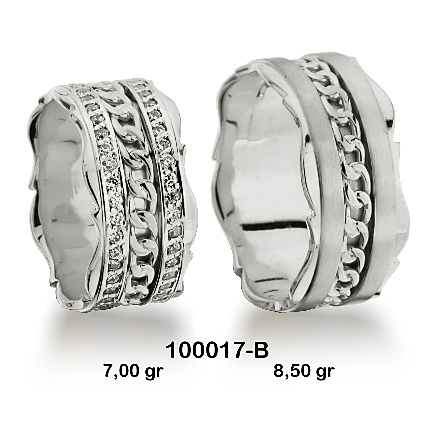 Beyaz Alyans Modeli-100017-B